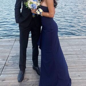 Zafira Maxi Dress - Navy